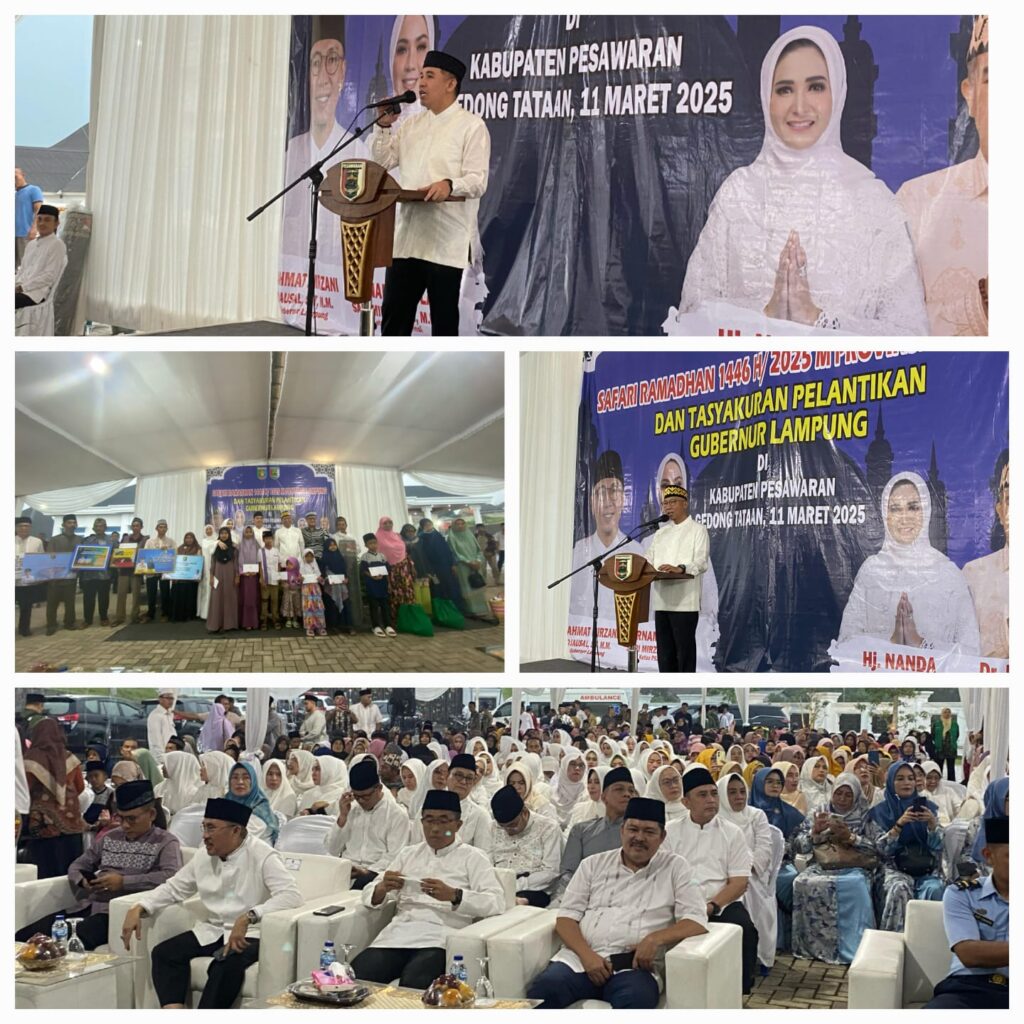 Bupati Pesawaran Dendi Ramadhona Sambut Kunjungan Silaturahmi Gubernur Lampung